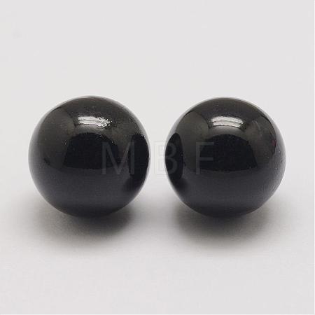Brass Chime Ball Beads Fit Cage Pendants KK-G298-16mm-07-1