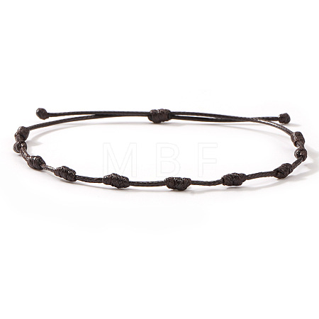 Adjustable Polyester Cord Braided Bracelets for Friendship Couple UP1845-2-1