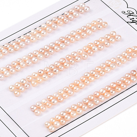 Grade 3A Natural Cultured Freshwater Pearl Beads PEAR-N018-3A-3035B-1