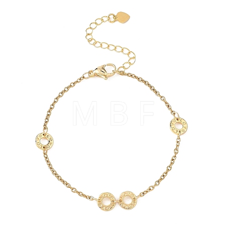304 Stainless Steel Link Bracelets BJEW-JB12822-1