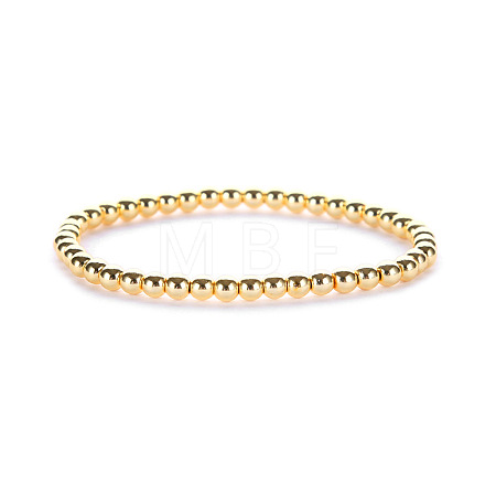 Synthetic Non-magnetic Hematite Beaded Stretch Bracelets for Men Women YP2747-3-1