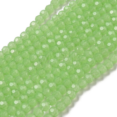 Imitation Jade Glass Beads Stands EGLA-A035-J3mm-D01-1