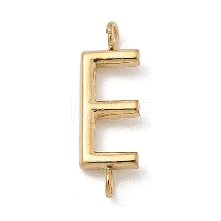 304 Stainless Steel Letter Connector Charms STAS-M108-01G-05-1
