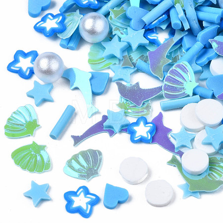 Handmade Polymer Clay Cabochons CLAY-N006-87-1