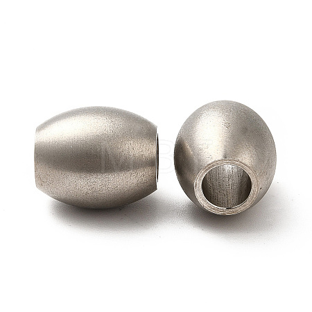 Non-Tarnish 304 Stainless Steel European Beads STAS-F281-09P-1