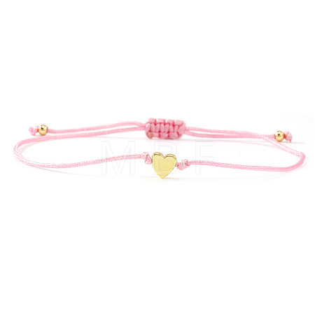 Valentine's Day Nylon Cord Braided Bracelets VO3472-4-1