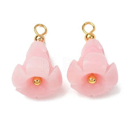 Dyed Synthetic Coral Pendants GG-CBAC295-02G-04-1