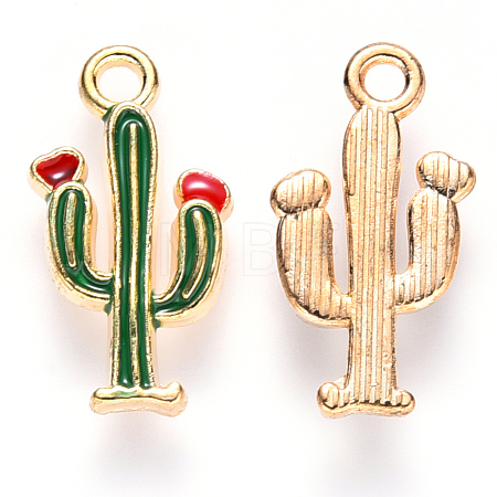 Alloy Enamel Pendants X-ENAM-S121-090-1