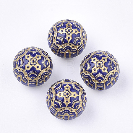 Plating Acrylic Beads X-PACR-T001-08A-1