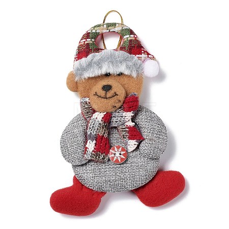 Christmas Polyester with Resin Pendant Decorations LS-FIND-D030-01C-1