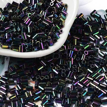 Glass Round Bugle Beads SEED-Z002-A-A01-1