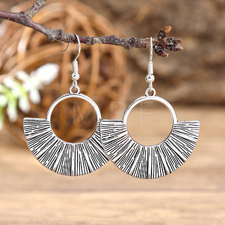 Zinc Alloy Dangle Earrings FS-WG945BB-02-1