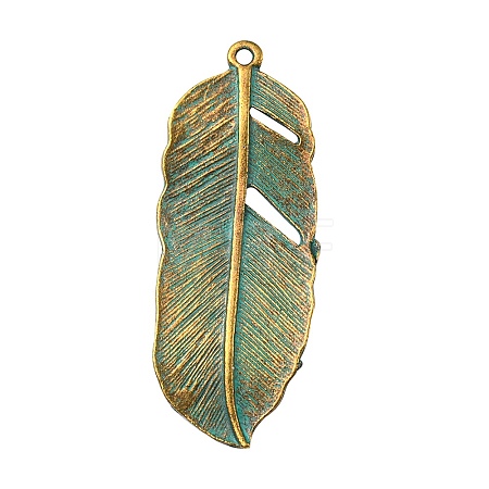 Tibetan Style Alloy Pendants PALLOY-YW0001-33-1