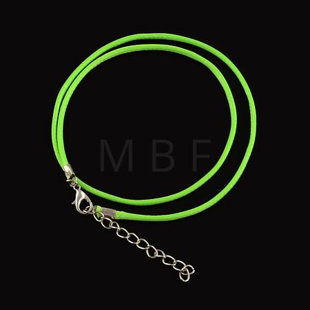 Waxed Cotton Cord Necklace Making MAK-S032-1.5mm-116-1