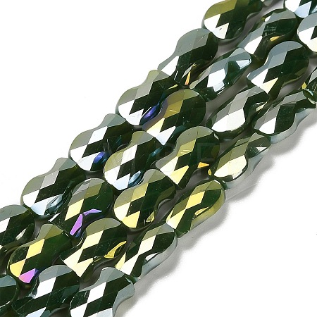 Electroplate Glass Beads Strands EGLA-P066-01A-AB02-1