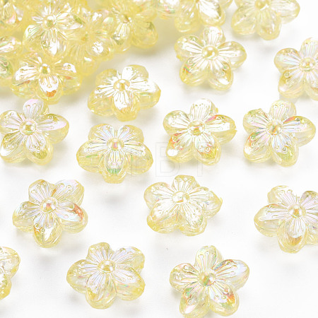 Transparent Acrylic Beads TACR-S154-45C-915-1