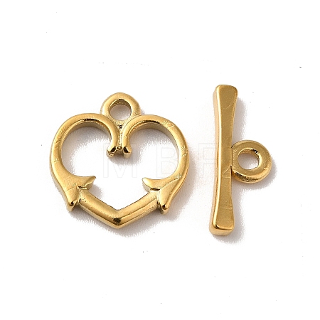 Ion Plating(IP) 304 Stainless Steel Toggle Clasps STAS-H212-26G-1
