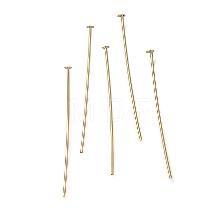 Brass Flat Head Pins KK-H502-01E-G-1