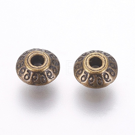 Tibetan Style Alloy Beads X-K0NRP071-1