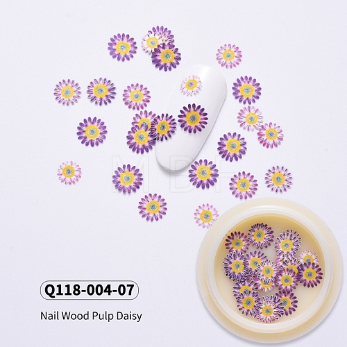 Daisy Shape Paper Cabochons MRMJ-Q118-004-07-1