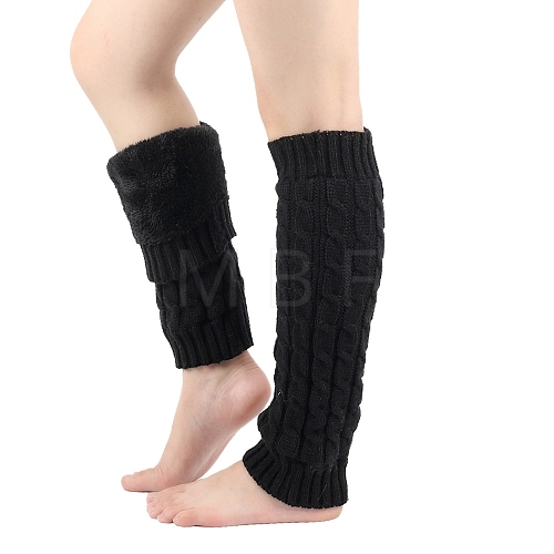 Acrylic Fiber Yarn Leg Warmers Socks PW-WG9CFF0-01-1