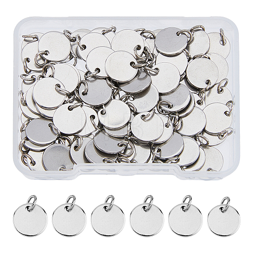 SUPERFINDINGS 80Pcs 304 Stainless Steel Charms STAS-FH0002-19-1