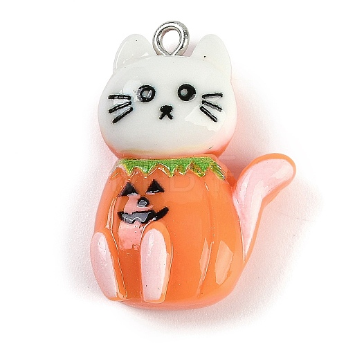 Halloween Theme Resin Pendants RESI-M046-01A-02-1