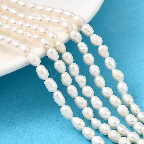 Natural Cultured Freshwater Pearl Beads Strands PEAR-I007-01Q-01C-1