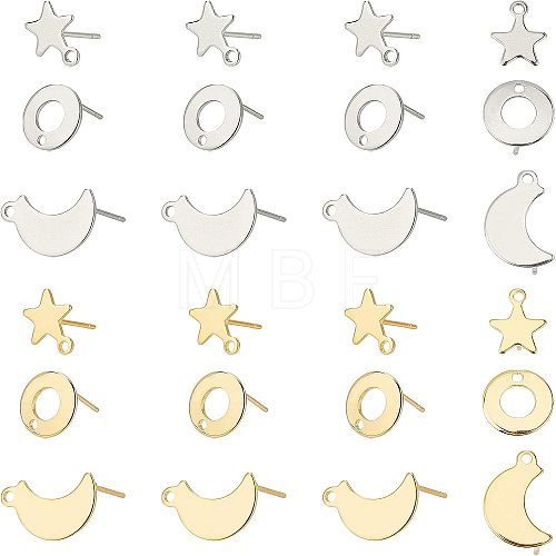 Unicraftale 304 Stainless Steel Stud Earring Findings STAS-UN0020-27-1