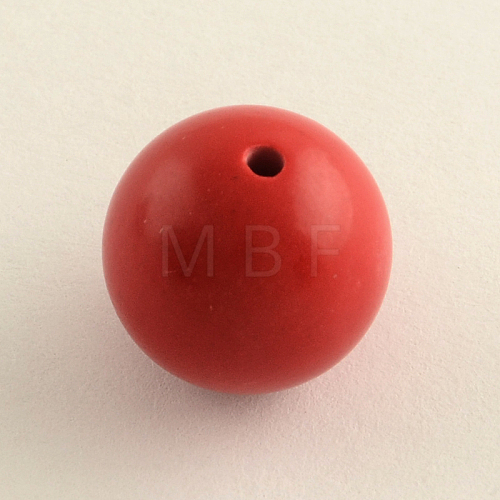 Round Cinnabar Beads CARL-Q002-6mm-1