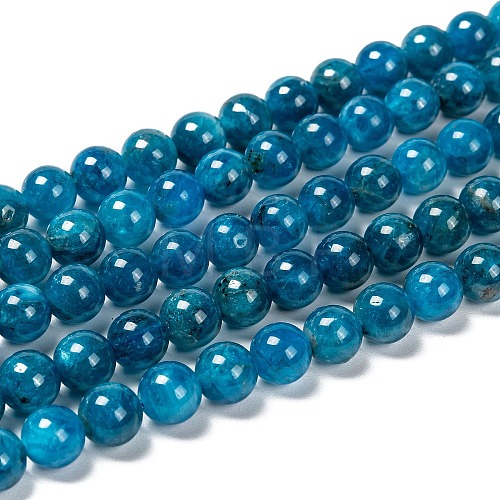 Round Natural Apatite Beads Strands G-K068-04-10mm-1