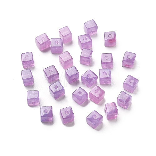 Transparent Acrylic Beads OACR-H044-04B-13-1