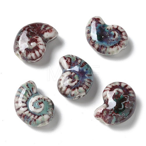 Handmade Porcelain Beads PORC-L080-F14-1