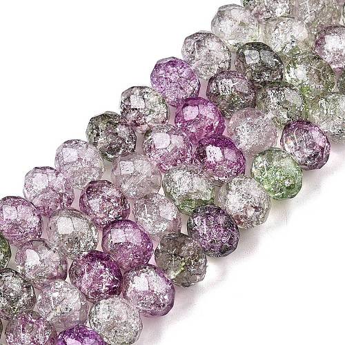 Transparent Glass Beads Strands GLAA-T023-10mm-A16-1