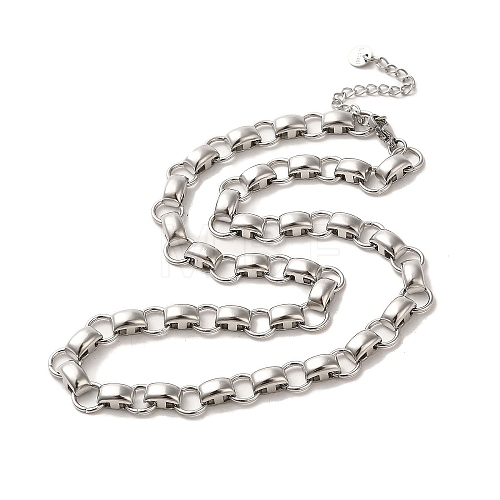 Handmade 304 Stainless Steel Necklaces NJEW-Q333-04P-1