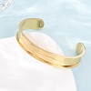 304 Stainless Steel Grooved Bangle Base SA-CBACA70-03G-3