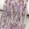 Natural Purple Phantom Quartz Purple Lodolite Quartz Beads Strands G-B175-D07-3mm-1
