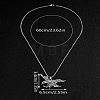 Vintage Alloy Pendant Necklaces for Men WGDC47C-01-3