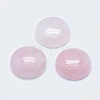 Natural Rose Quartz Cabochons G-G760-B02-16-1
