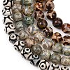 Tibetan Style dZi Beads G-G039-8mm-M-6