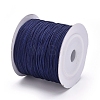Nylon Braided Cord for Woven Jewelry Making Macrame Craft NWIR-D055-0.6mm-25-2