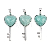 Natural Amazonite Pendants G-A315-04D-P-1