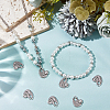 100Pcs Tibetan Style Alloy Pendants TIBE-SC0009-38-4