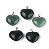 Natural Green Aventurine Pendants G-N362-05P-06-1