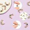 12Pcs 6 Colors Acrylic Rhinestone Pendants FIND-YW0011-60-2