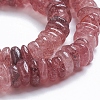 Natural Strawberry Quartz Beads Strands X-G-G841-B04-3