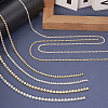6 Styles Brass Rhinestone Strass Chains CHC-TA0001-05-5