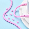 Handmade Polymer Clay Bead Strands X-CLAY-ZX006-01-25-7