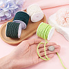 4 Rolls 4 Colors Round Polyester Cord OCOR-TA0003-88B-7