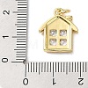 Brass Micro Pave Cubic Zirconia Pendants KK-I383-01G-05-3